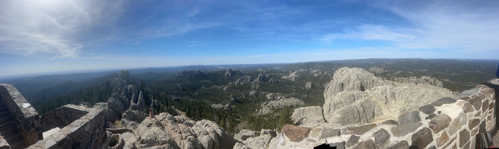 Panoramic view from my recent hike to the summit of Black Elk Peak near Rapid City, SD